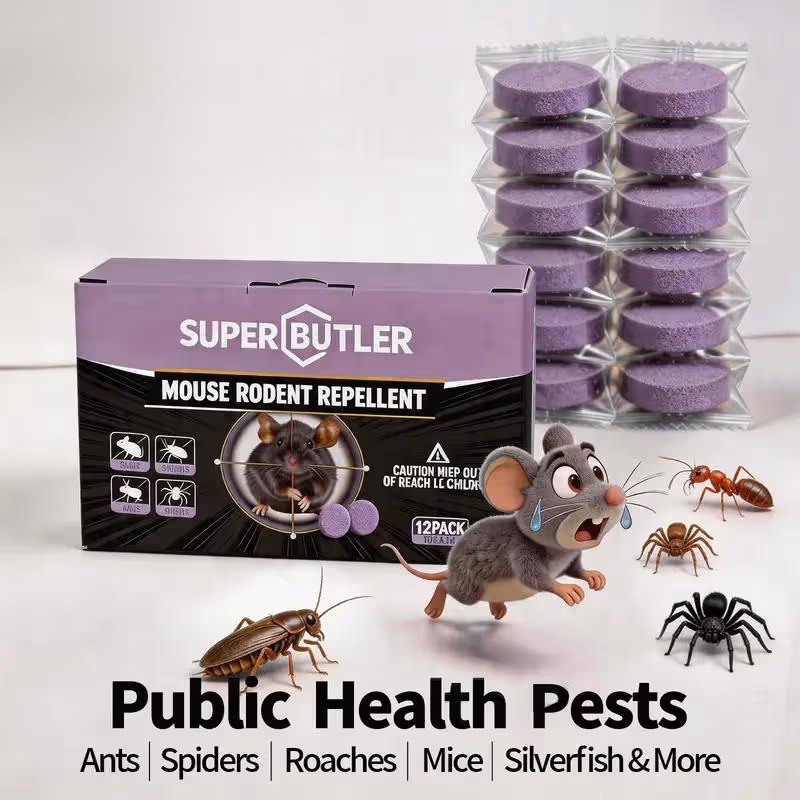 🔥LAST DAY 49% OFF -🐭12-Pack Rodent Repellent Balls for Home Kitchen Effective Pest Control Solution